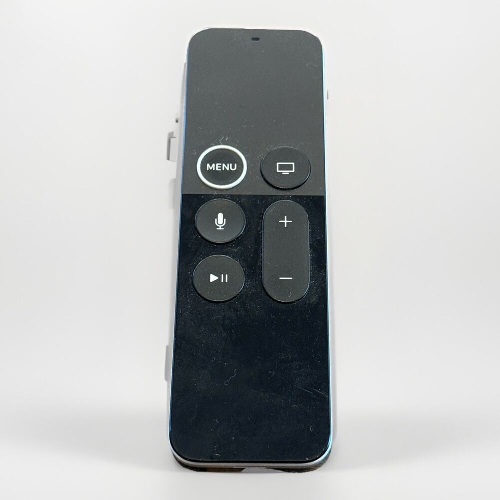 Apple A1962 Silver Handheld Wireless Siri Remote Control For Apple TV A1962